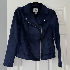 Old Navy faux suede Navy Jacket